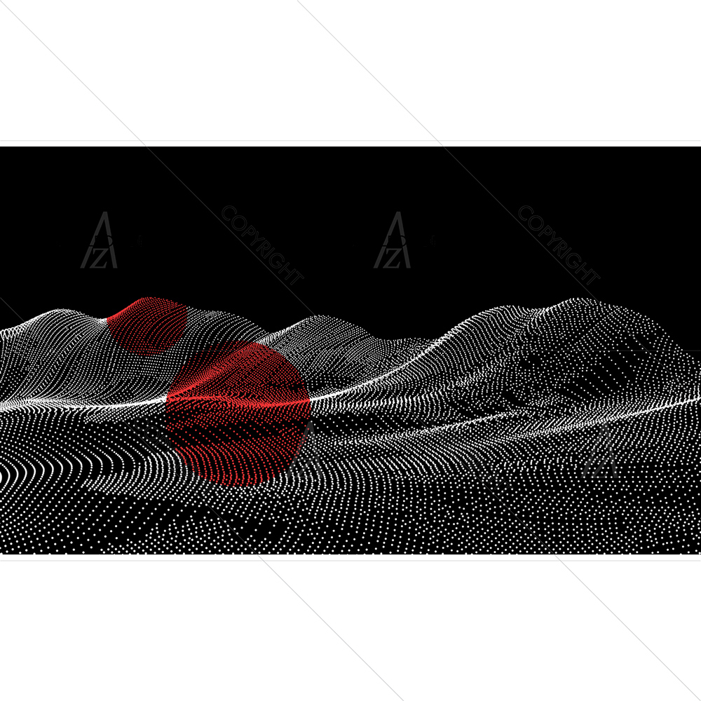 3D Terrain — Abstract custom art by ArtzFolio
