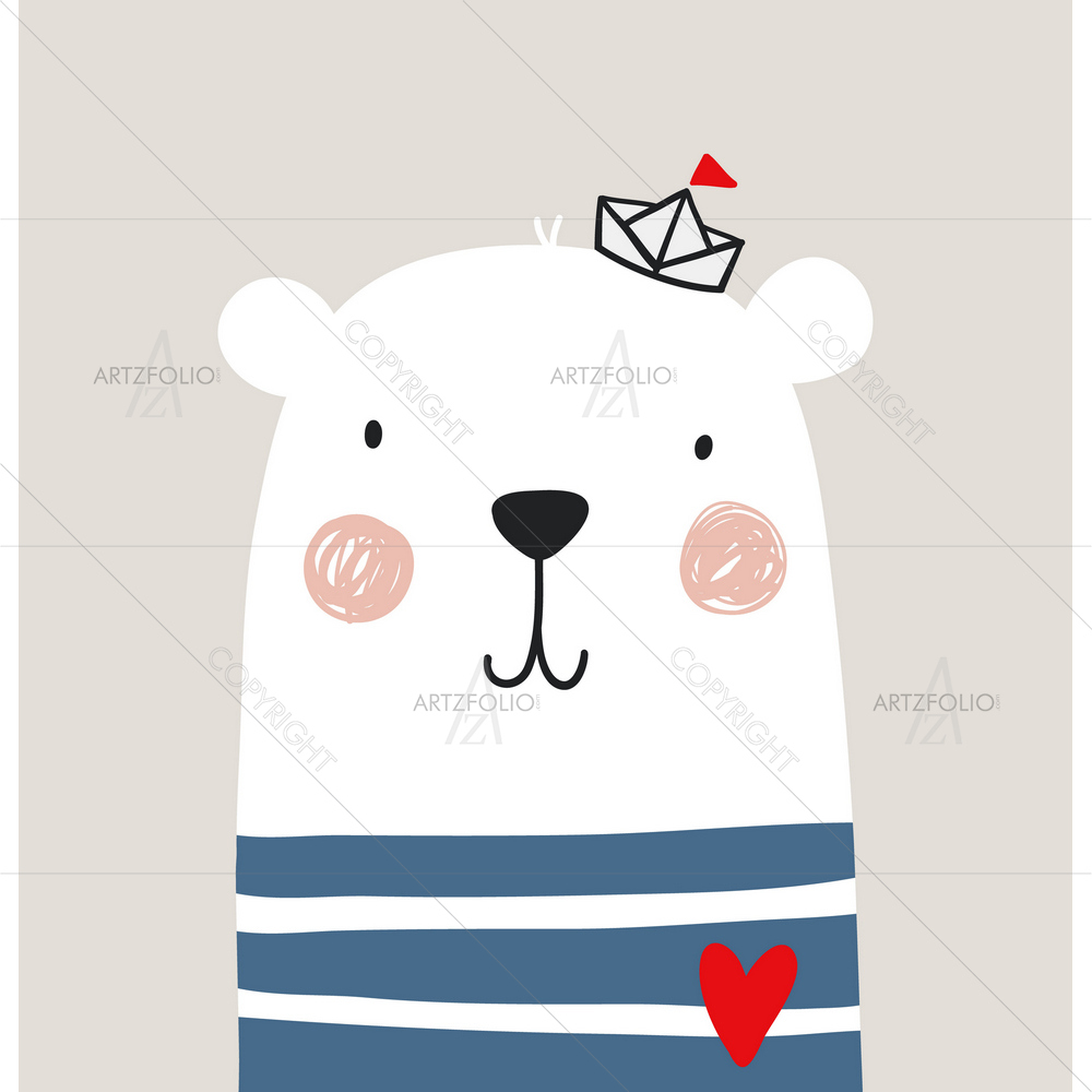 Baby Bear — custom-size art design 5013721