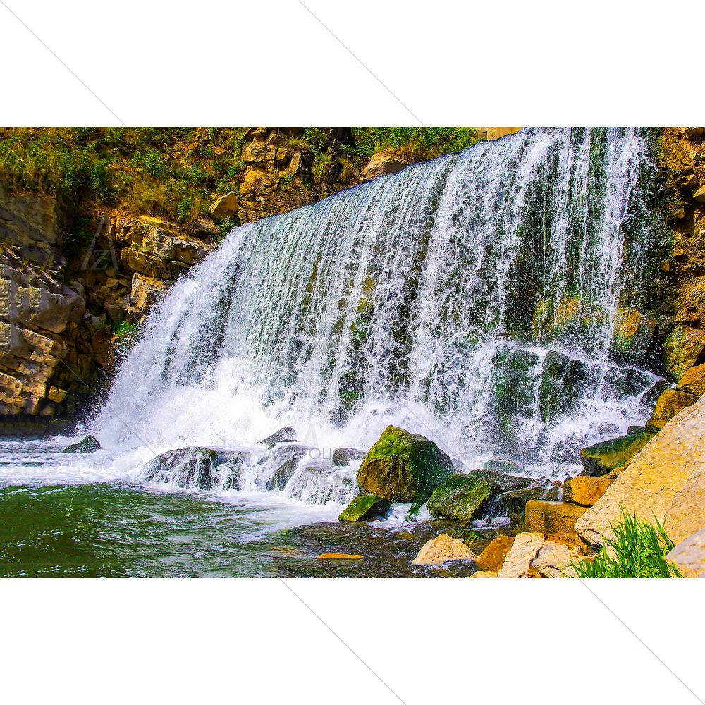 Waterfall River — custom-size art design 5013775