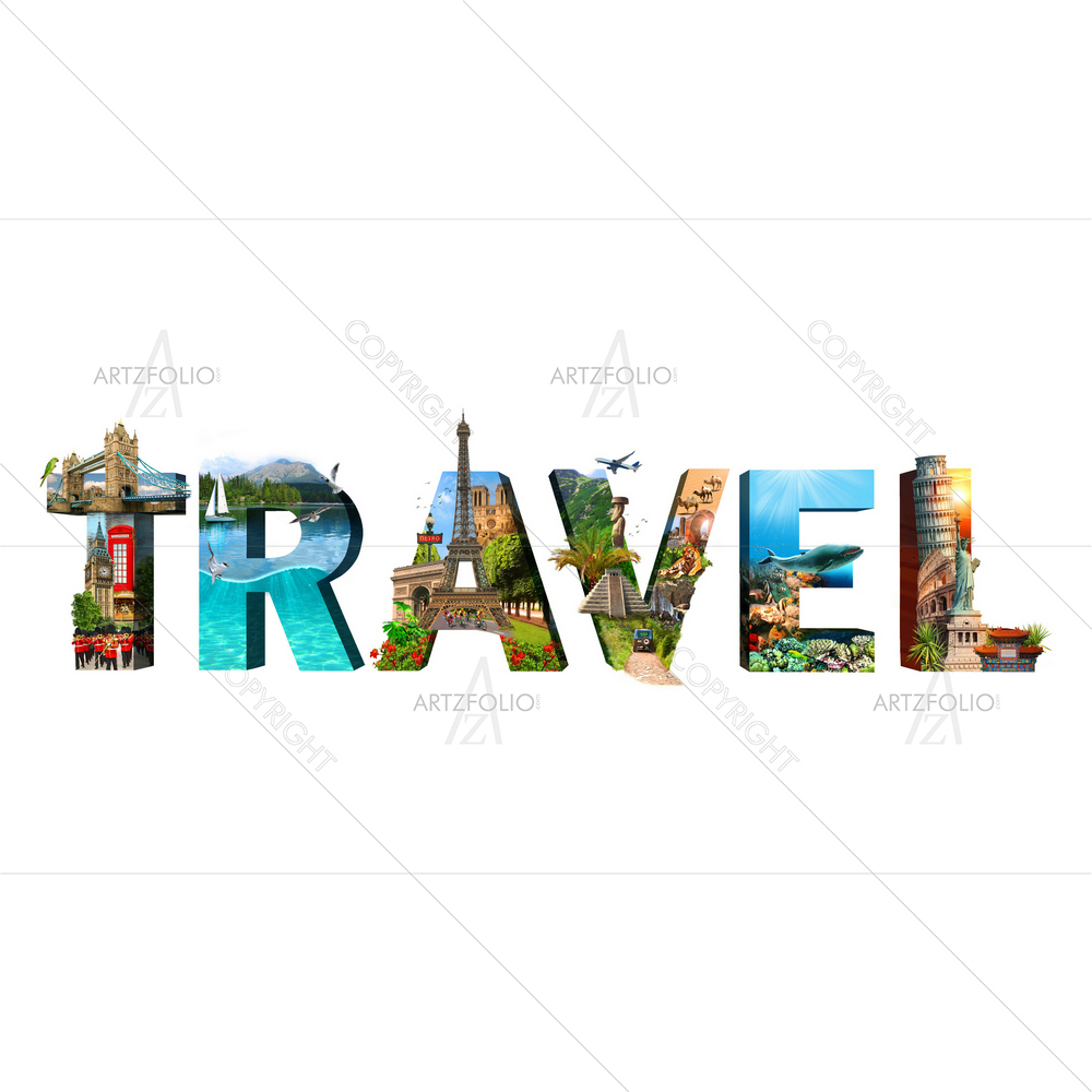 Famous Places Of World — custom-size art design 5013780