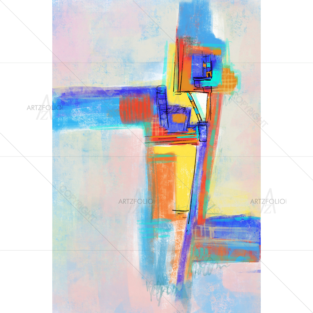 Geometric Abstract D14 — custom-size art design 5013803