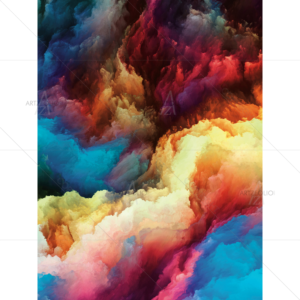 Abstract Color Flow D1 — custom-size art design 5013812