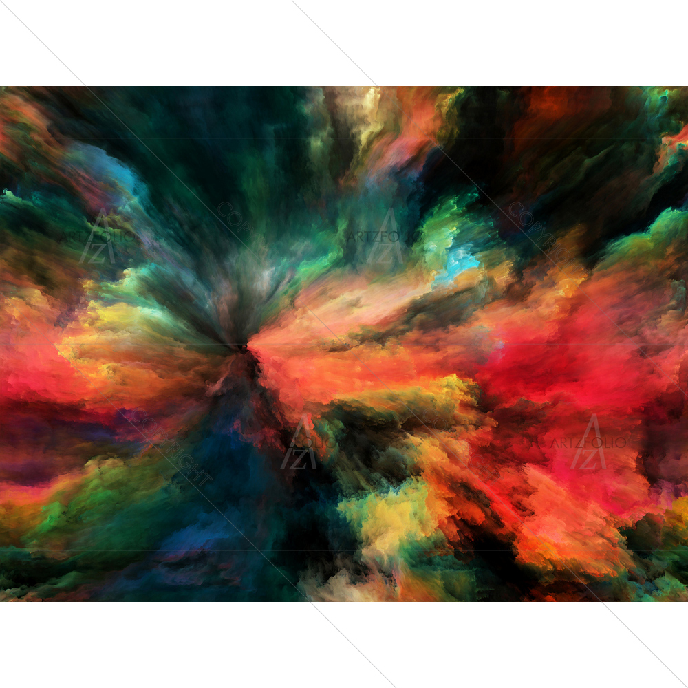 Abstract Colorful Image D1 — Devotional custom art by ArtzFolio