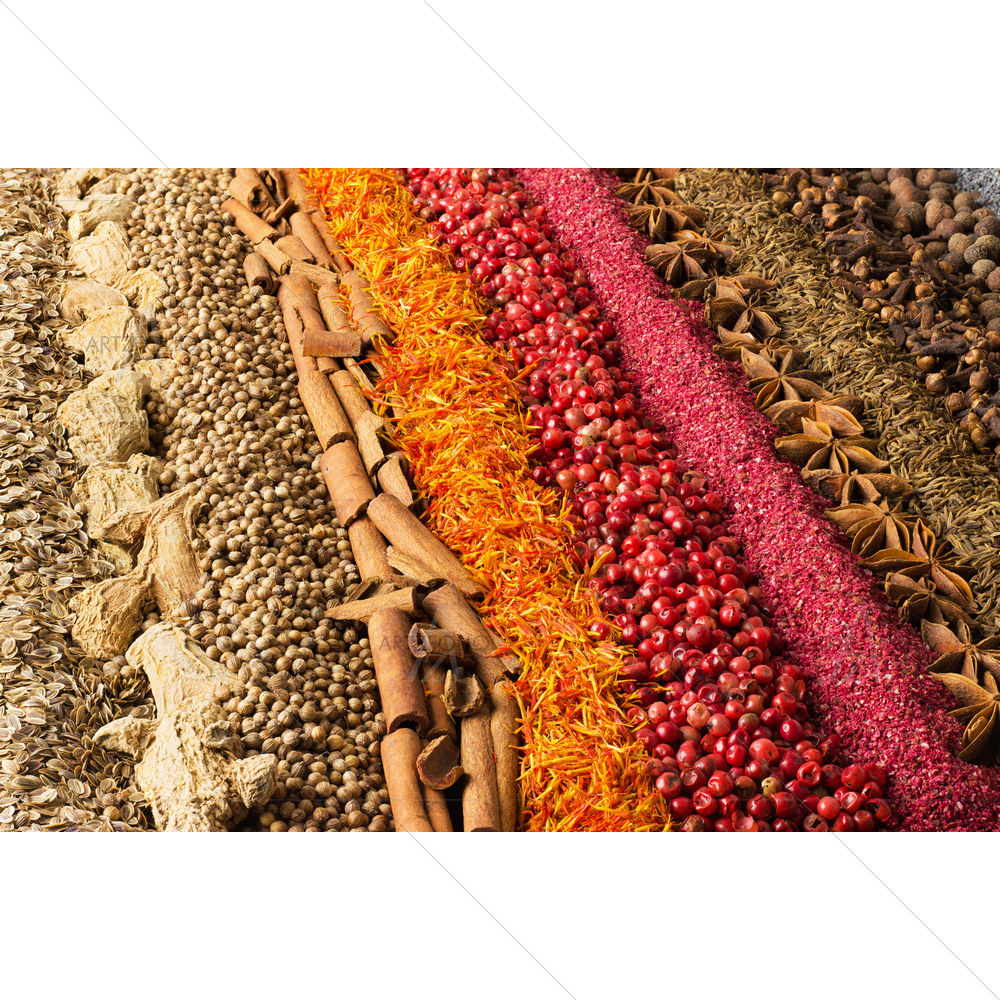 Spices and Herbs Image — Asian custom art by ArtzFolio
