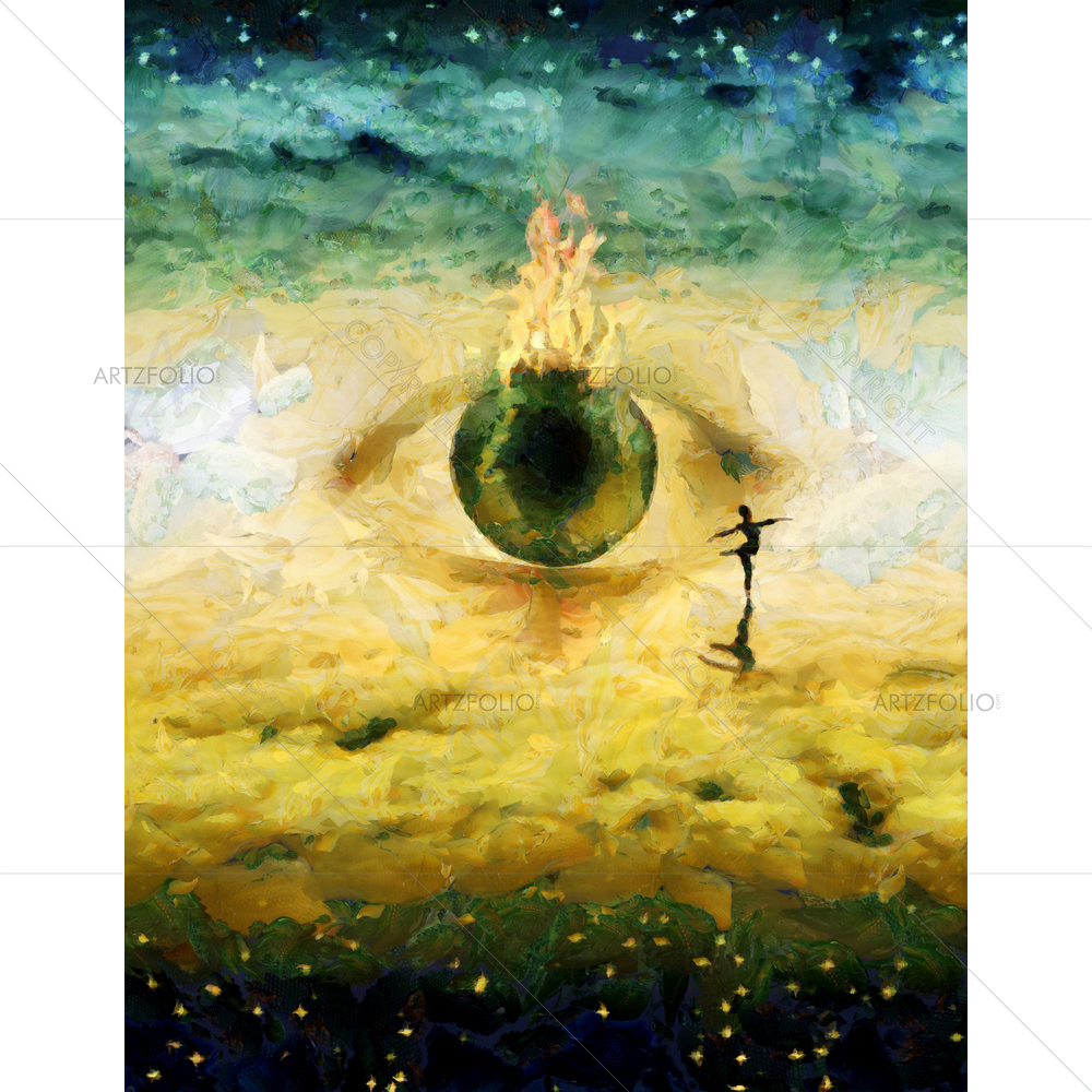 Dancer on Clouds — custom-size art design 5013900
