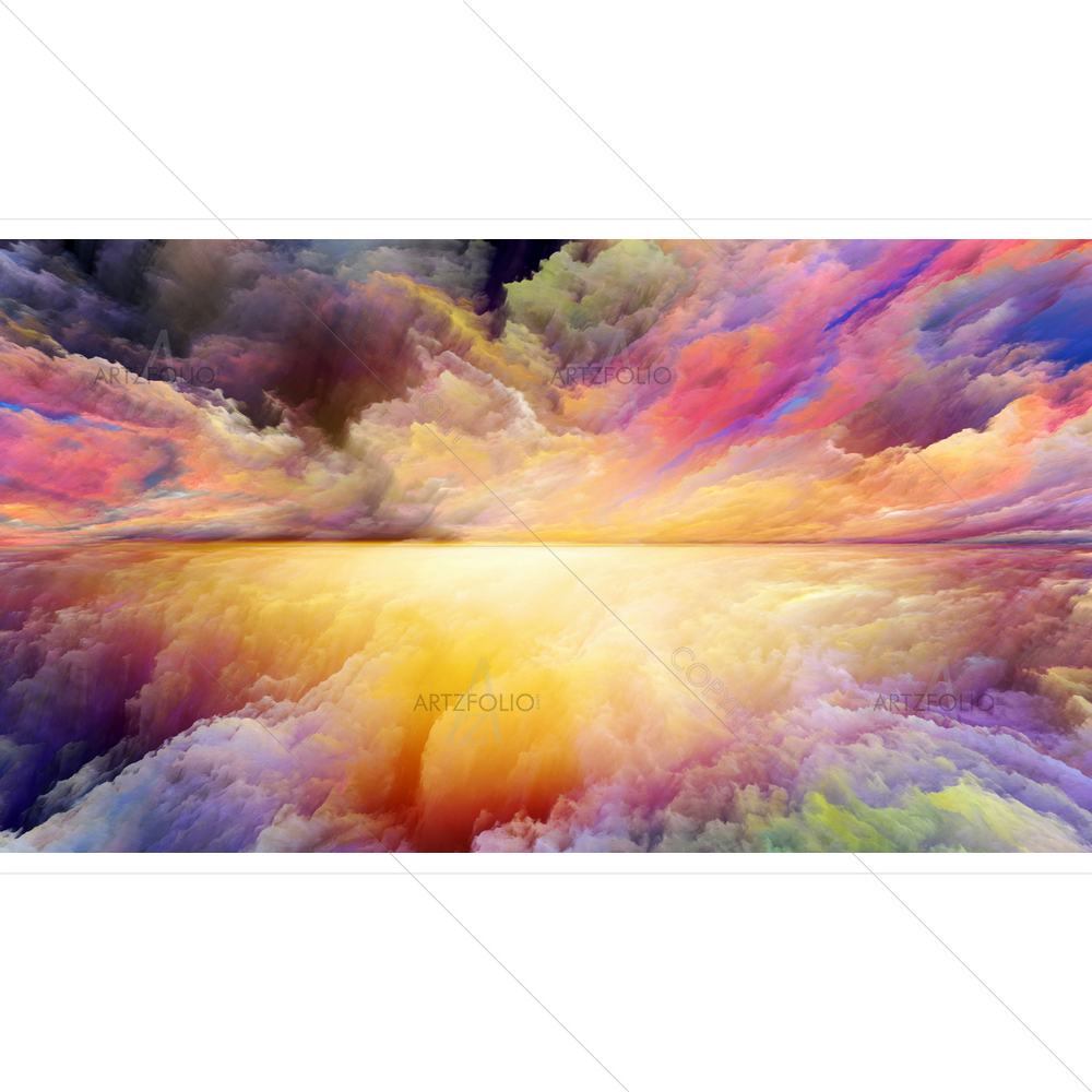 Abstract Colours D2 — custom-size art design 5013912