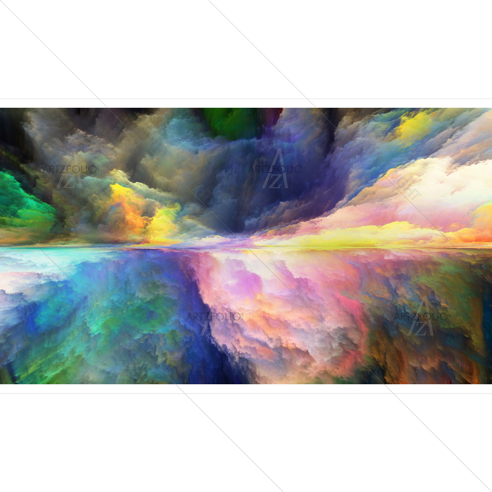 Abstract Colours D3 — custom-size art design 5013913