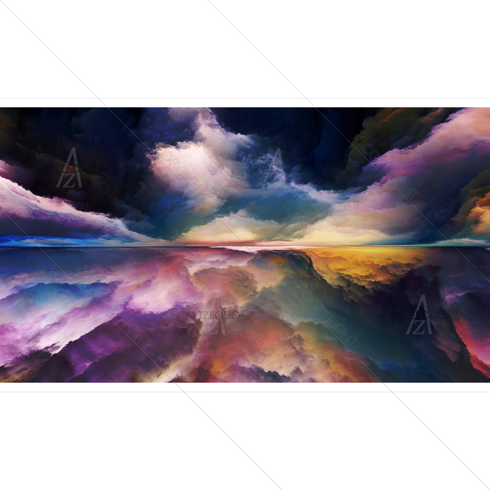 Abstract Colours D4 — custom-size art design 5013914