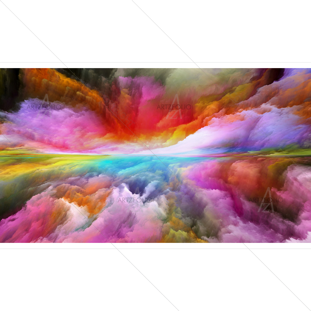 Abstract Colours D6 — Devotional custom art by ArtzFolio