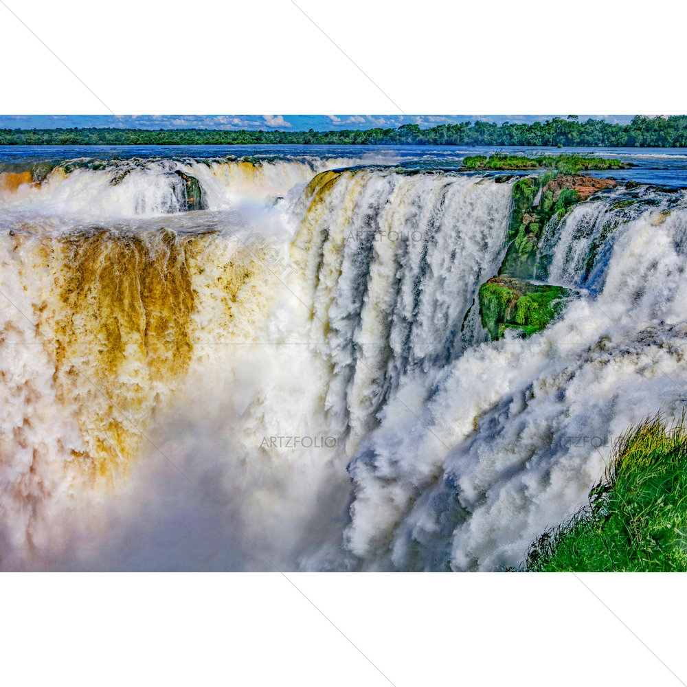 Iguassu Falls, Argentina D1 — Automobiles custom art by ArtzFolio