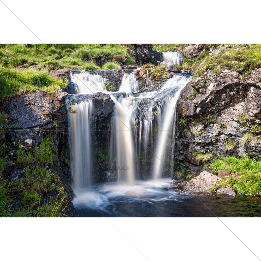 Waterfalls at Fairy Pools, Isle of Skye, Scotland — custom-size art design 5013942