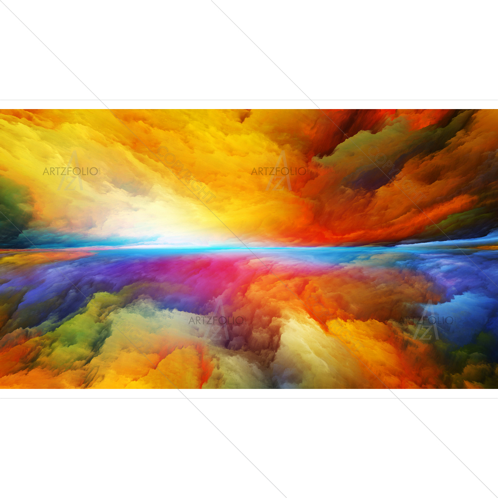 Abstract Colours D7 — custom-size art design 5013961