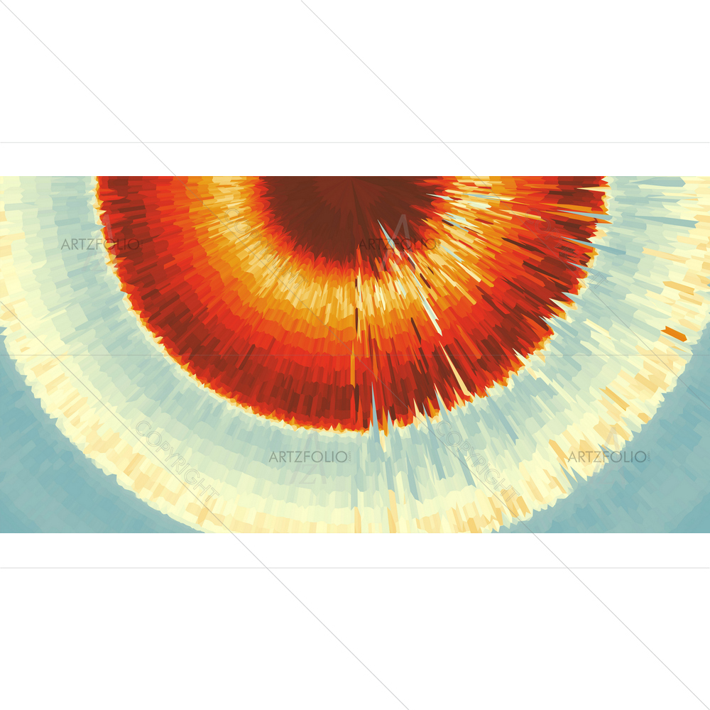 Radical Rays — custom-size art design 5013972