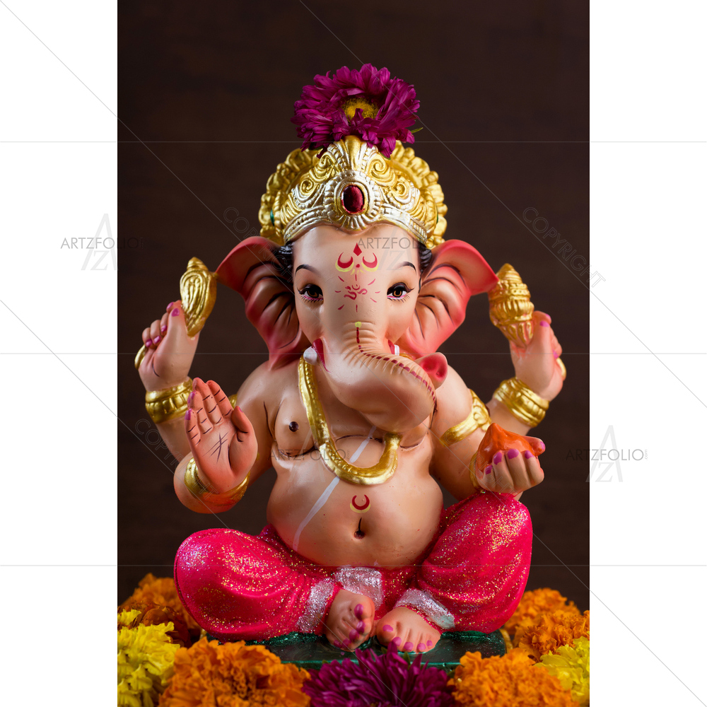 Hindu God Ganesha D33 — custom-size art design 5013974