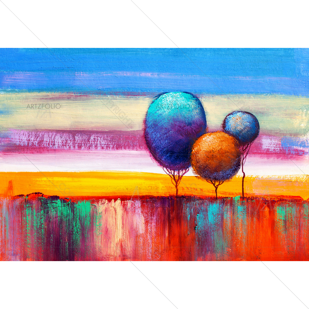 Impressionist Landscape D10 — custom-size art design 5013994