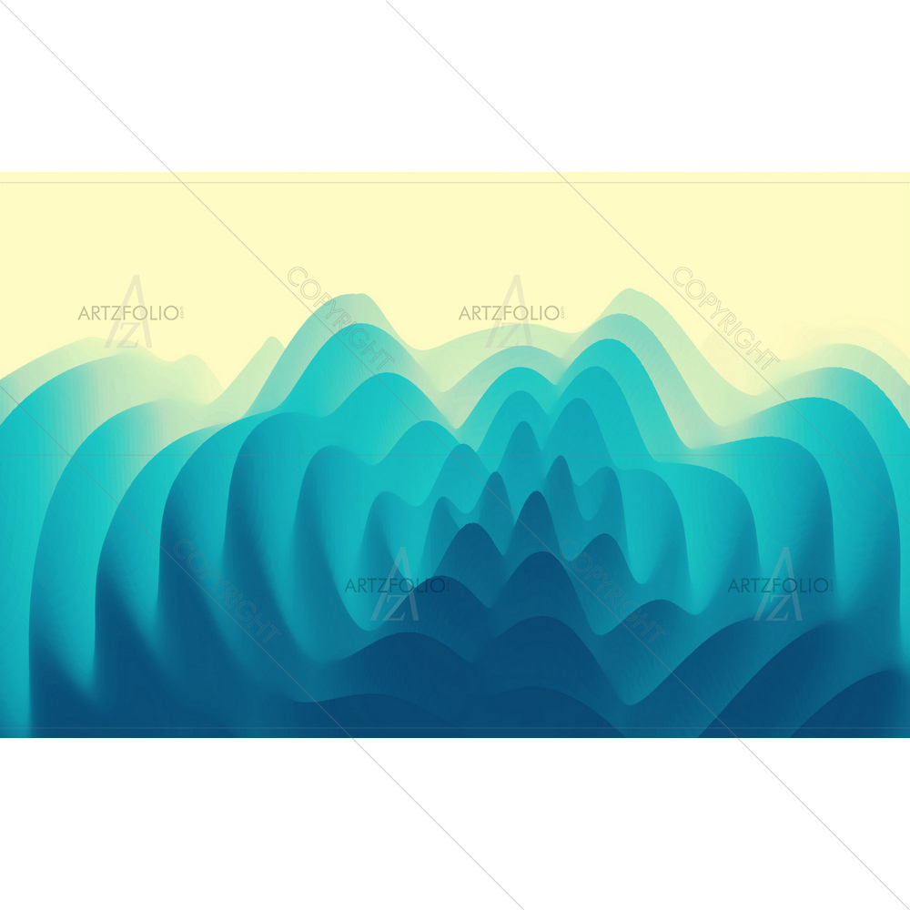 3D Abstract Wavy Pattern D6 — custom-size art design 5014034