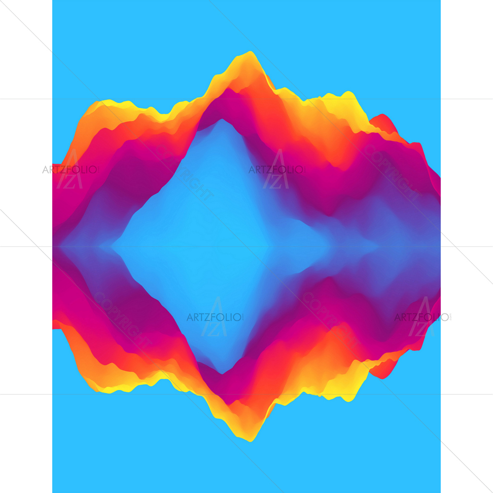 Abstract Colorful Gradients D2 — Abstract custom art by ArtzFolio