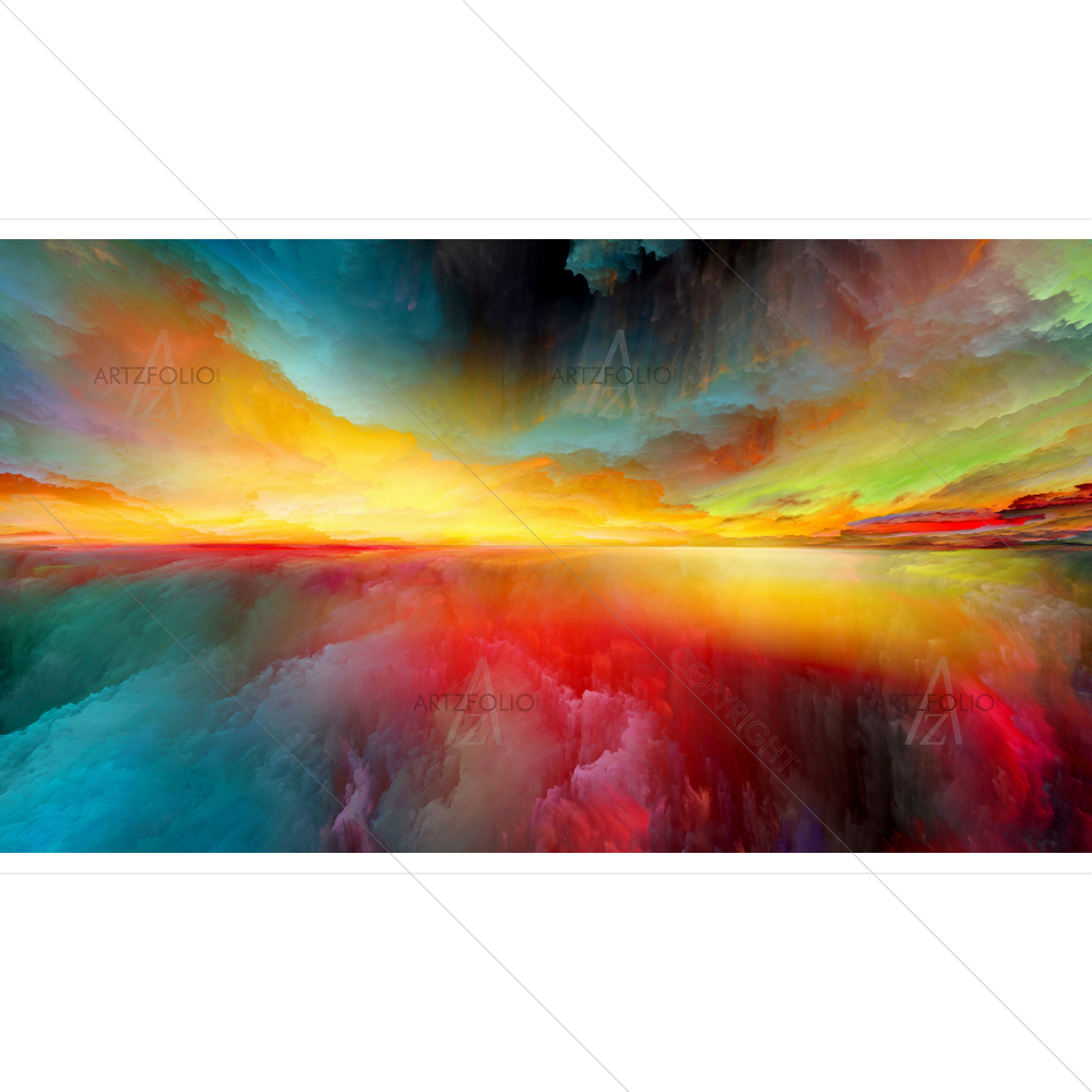 Abstract Colours D11 — Abstract custom art by ArtzFolio