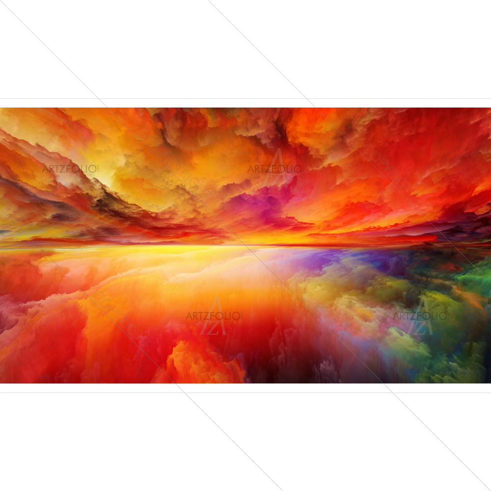 Abstract Colours D13 — Devotional custom art by ArtzFolio