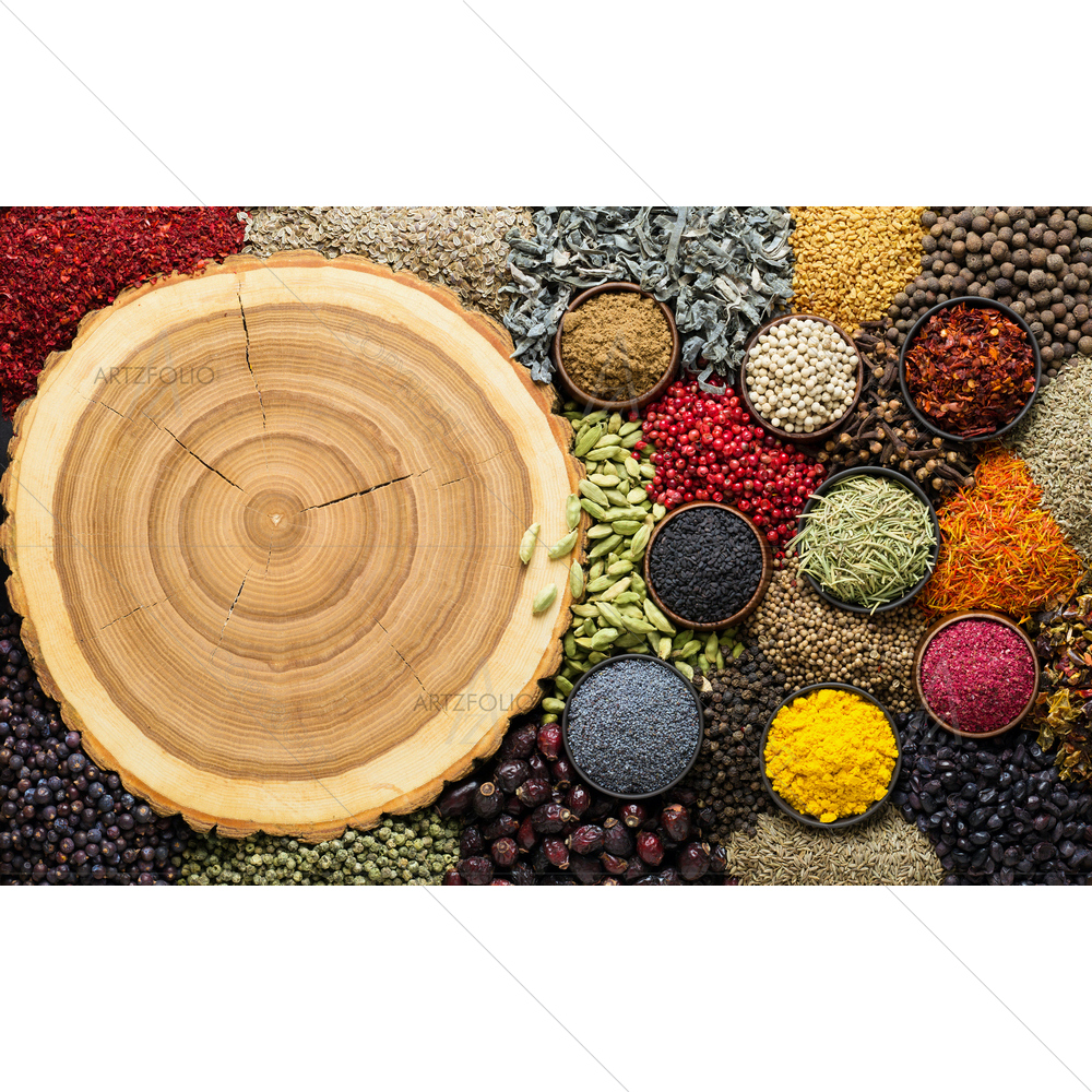 Various Spices Image — Asian custom art by ArtzFolio