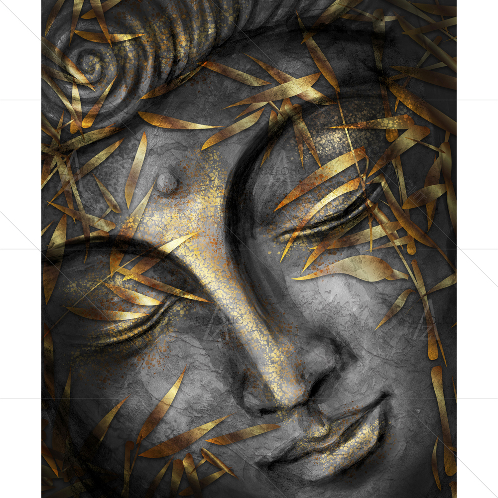 Watercolor Lord Buddha — custom-size art design 5014083