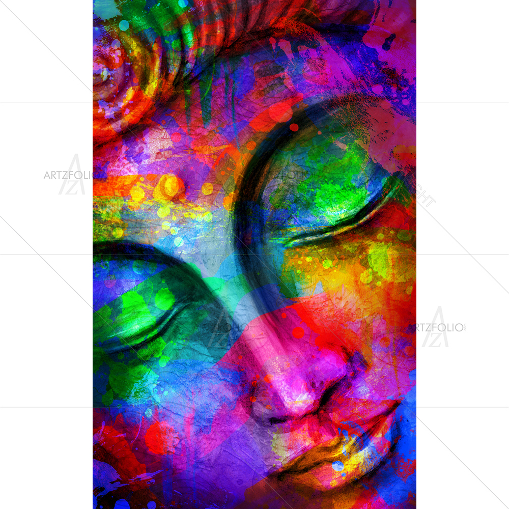 Lord Buddha D40 — Devotional custom art by ArtzFolio