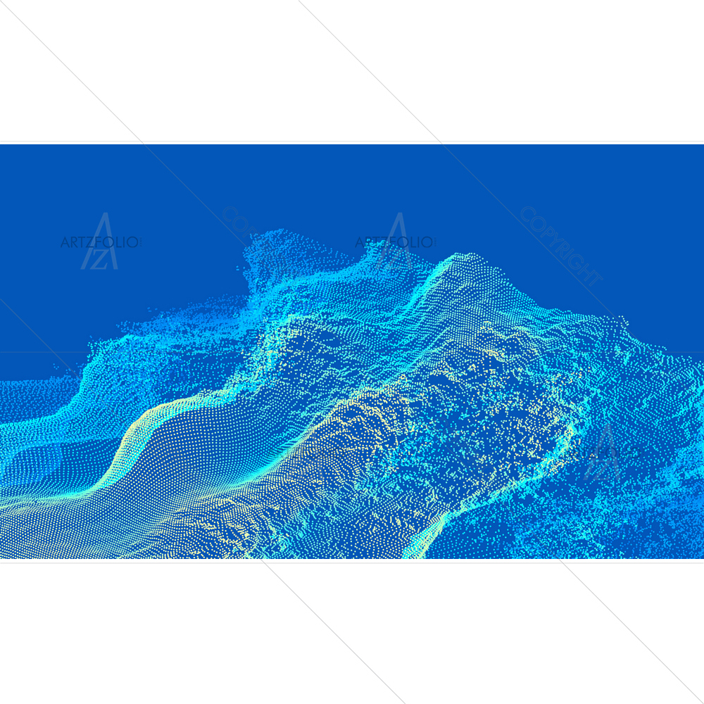 Abstract Water Surface — Abstract custom art by ArtzFolio