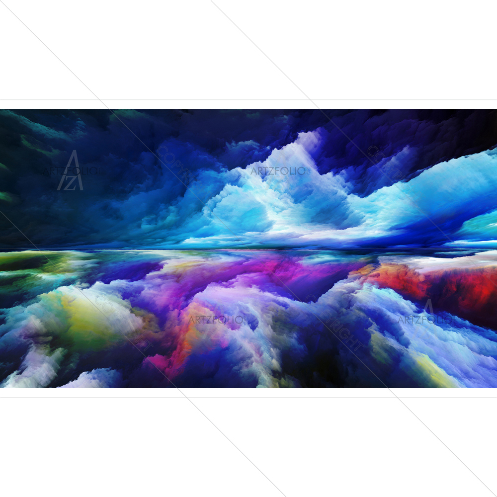Abstract Colours D15 — Devotional custom art by ArtzFolio