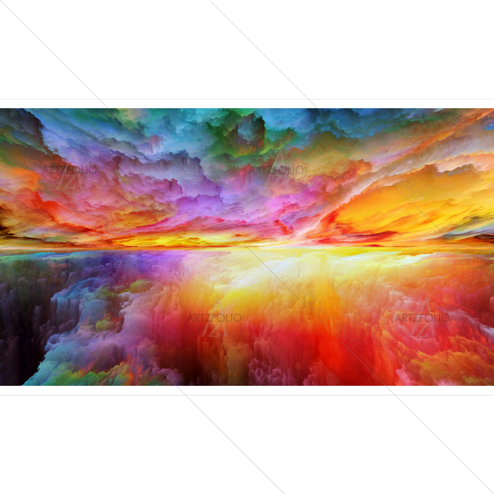 Abstract Colours D16 — custom-size art design 5014114