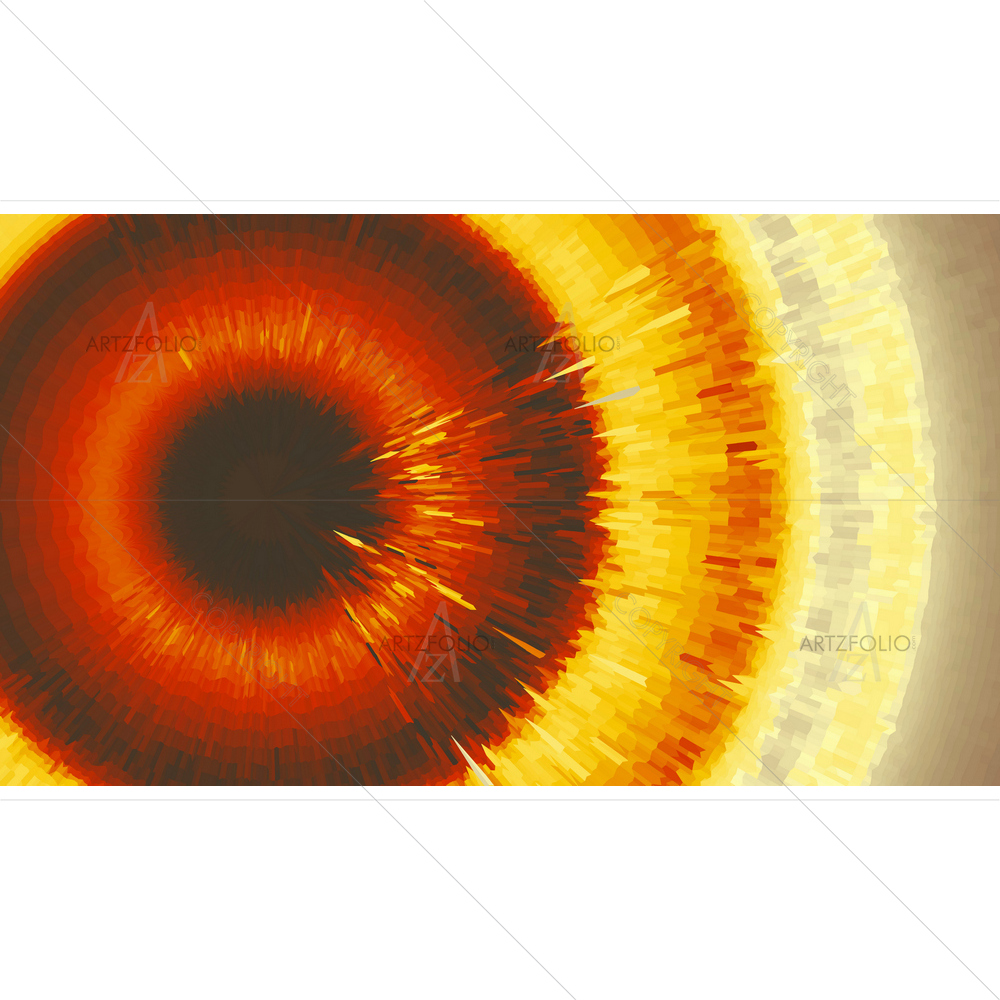 Dynamic Radical Rays — Abstract custom art by ArtzFolio