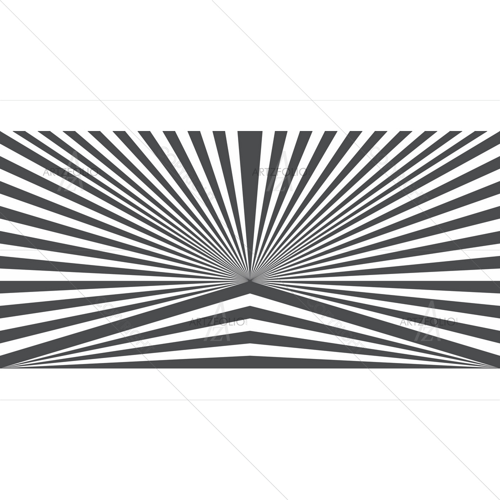 Abstract Halftone Stripes — custom-size art design 5014154