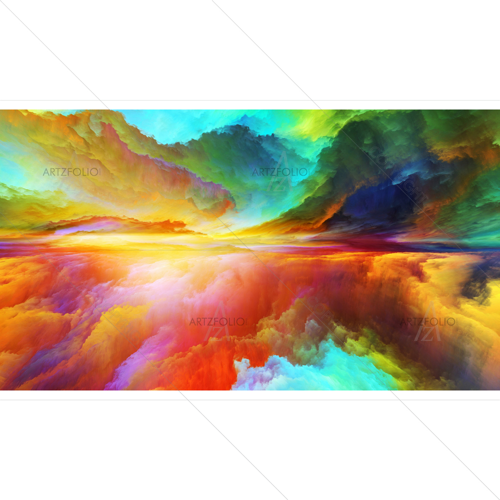 Abstract Colours D18 — custom-size art design 5014160