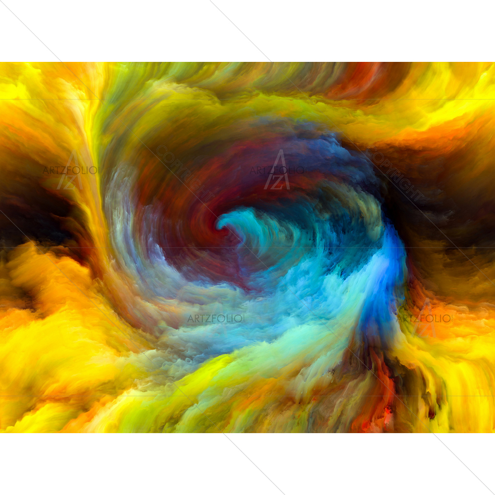Abstract Color Flow D3 — custom-size art design 5014162