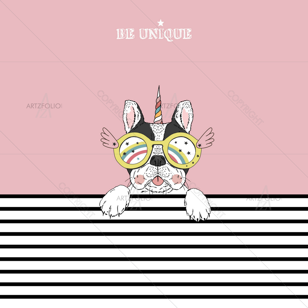 French Bulldog Puppy Image — custom-size art design 5014178