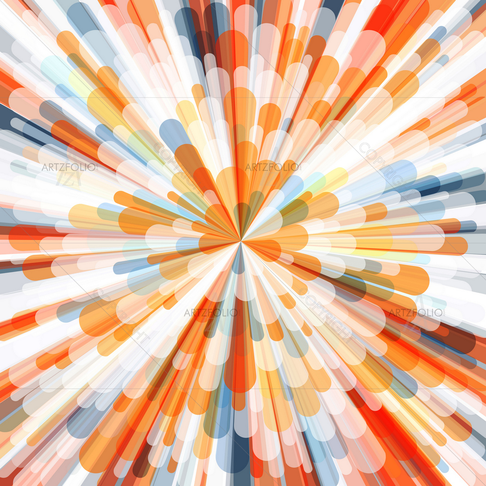 Abstract Salute & Fireworks — Abstract custom art by ArtzFolio