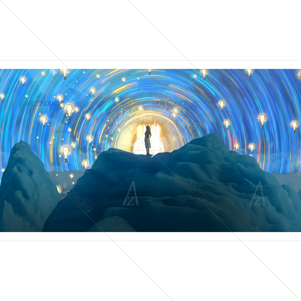 Abstract Dreamlike Motivation — custom-size art design 5014220