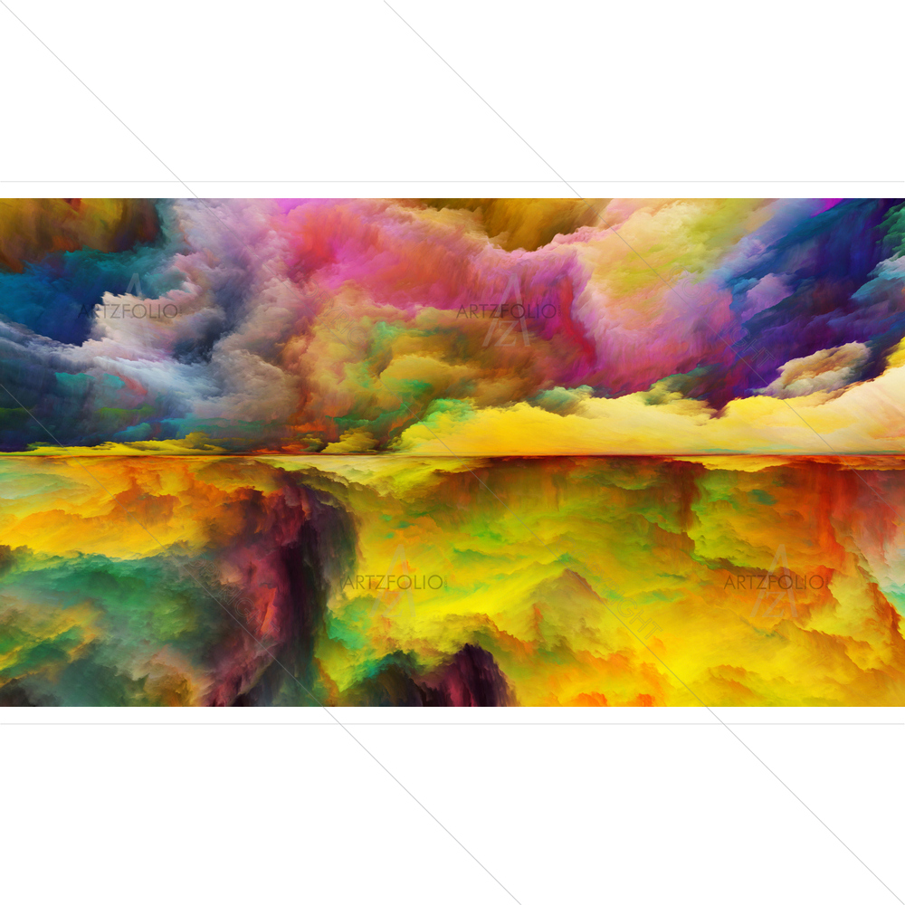 Abstract Colours D22 — custom-size art design 5014244