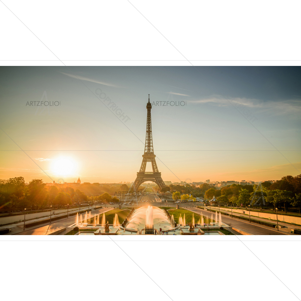 Eiffel Tower, Paris D6 — Landscapes custom art by ArtzFolio