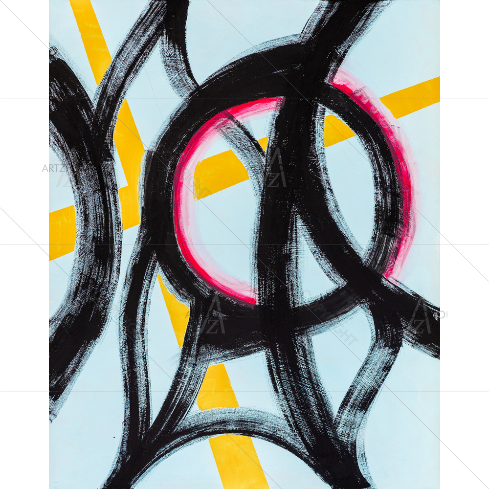 Abstract Brush Stroke D2 — Abstract custom art by ArtzFolio