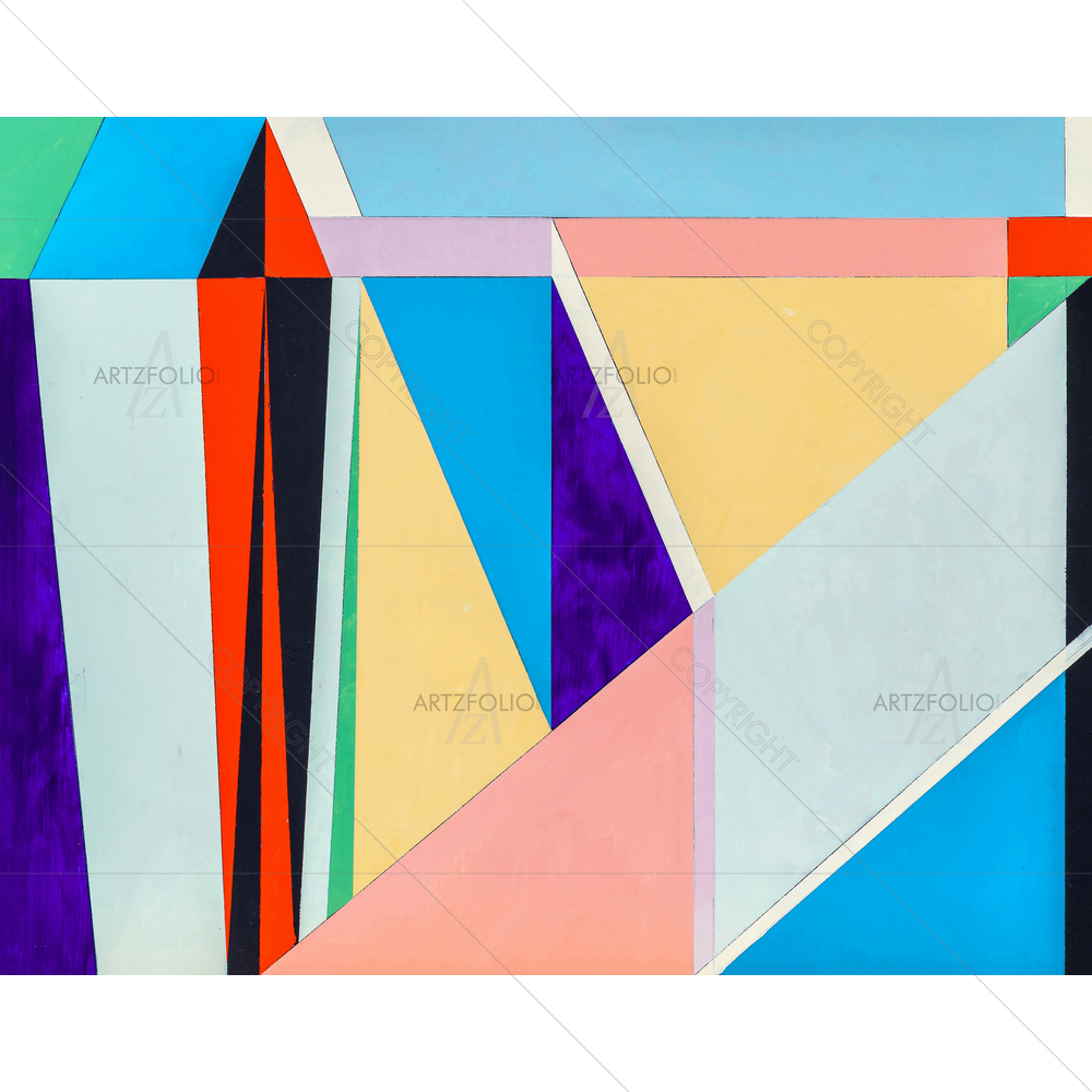 Geometric Abstraction D22 — Abstract custom art by ArtzFolio