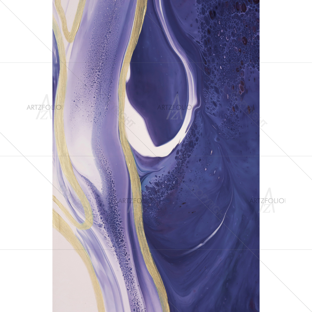Abstract Splash D2 — Fluid marble custom art by ArtzFolio