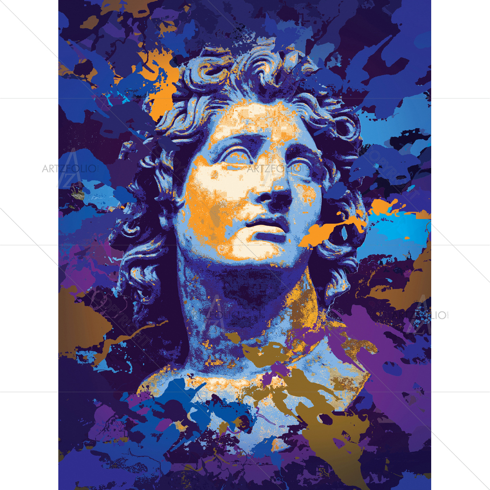 Alexander the Great — Abstract custom art by ArtzFolio