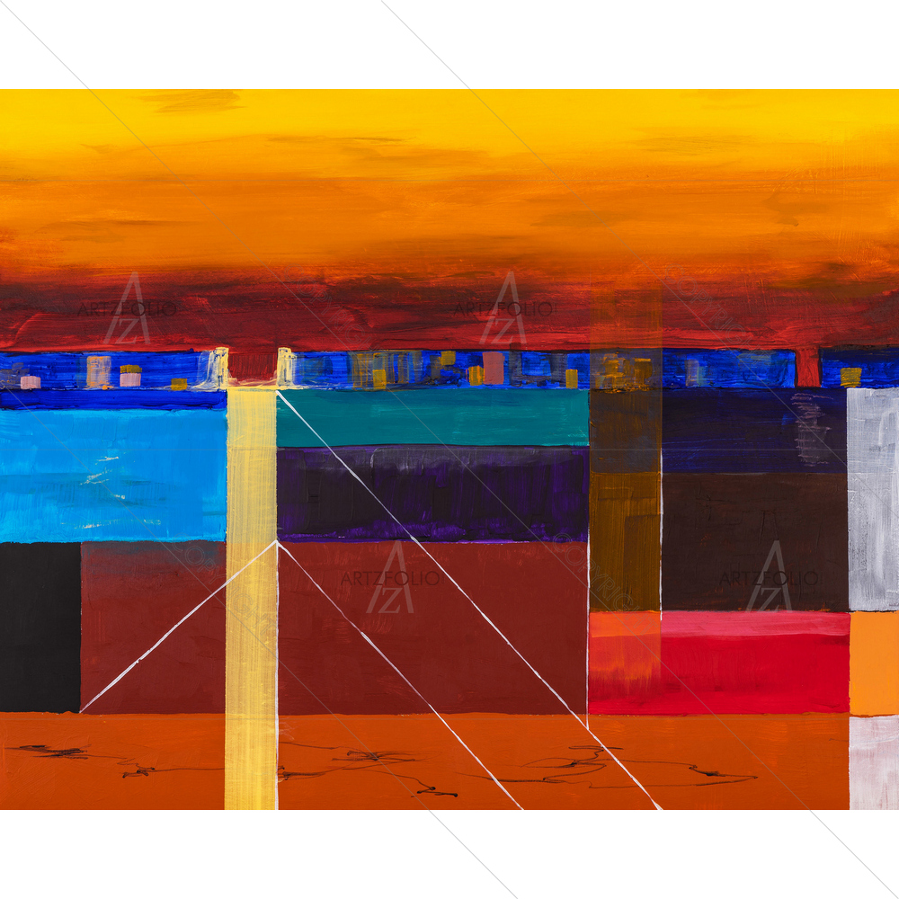 Modernist Abstract D2 — custom-size art design 5014360