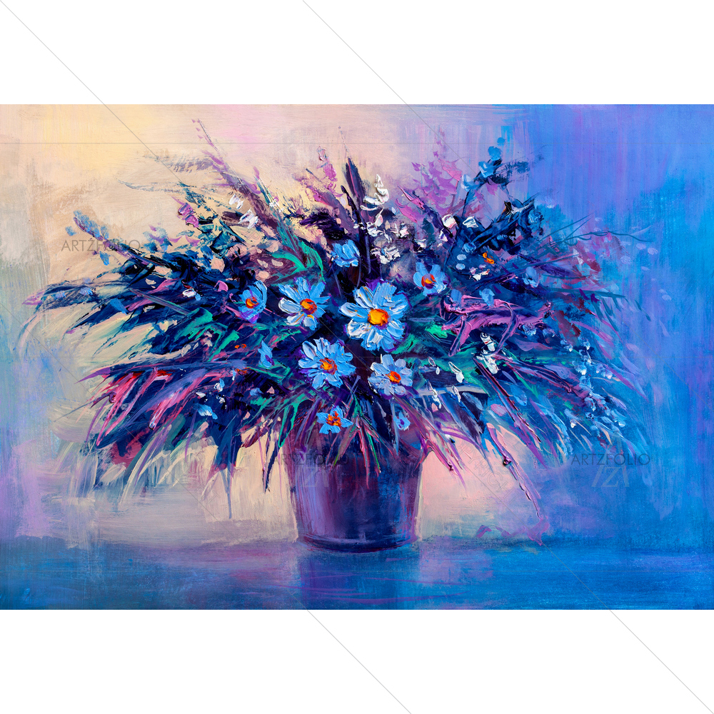 Daisies Flowers D4 — custom-size art design 5014372