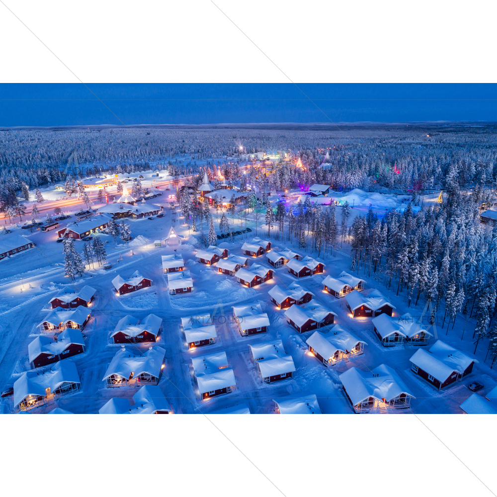 Santa Claus Village, Lapland, Finland — Devotional custom art by ArtzFolio
