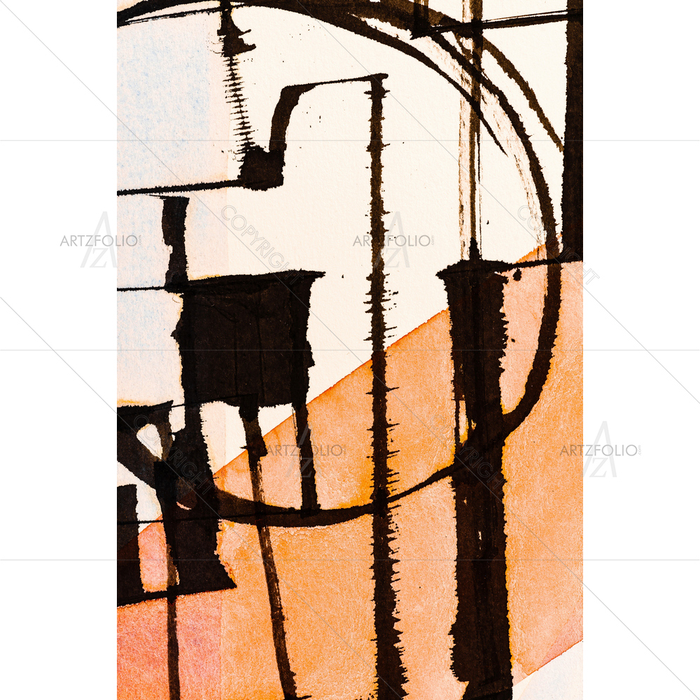 Yellow Watercolor — custom-size art design 5014403
