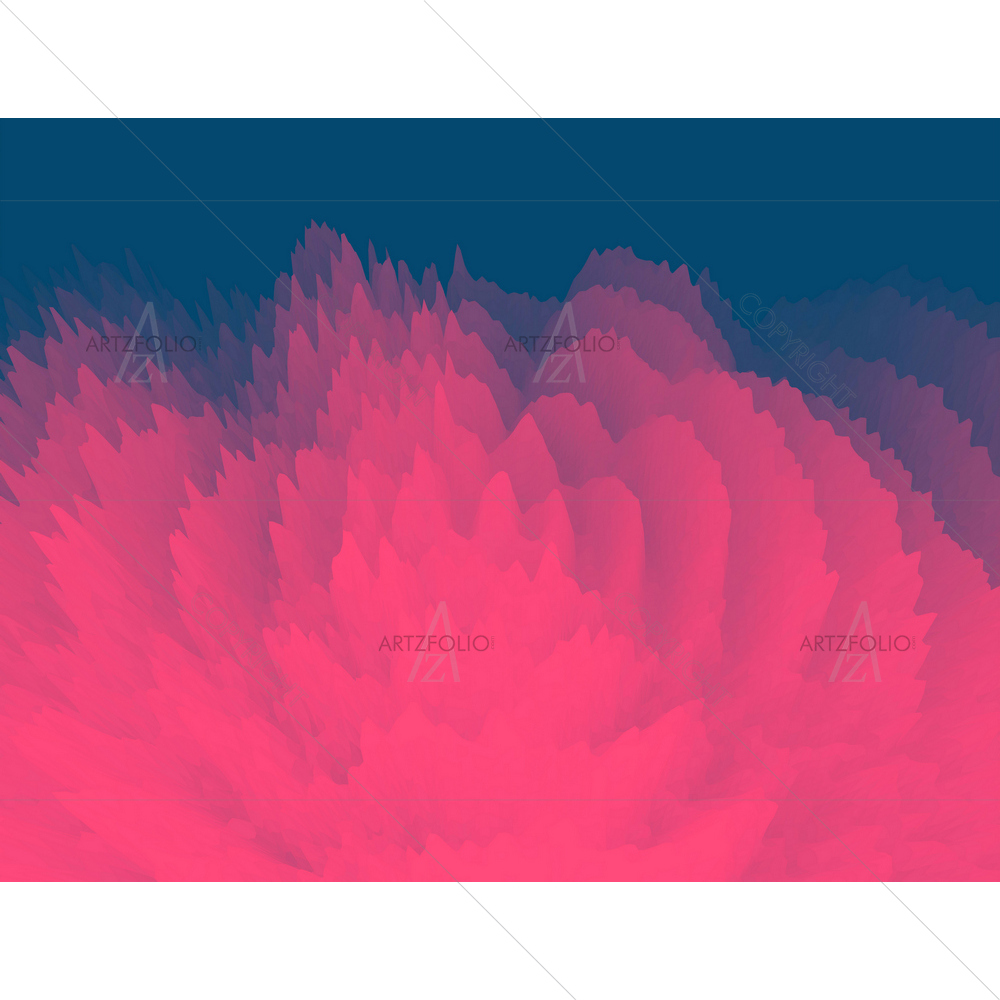 3D Abstract Wavy Pattern D9 — custom-size art design 5014404