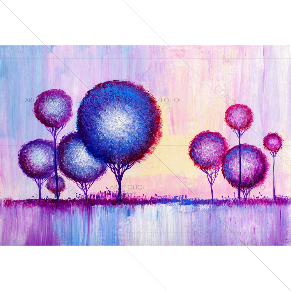 Winter Landscape D11 — custom-size art design 5014410