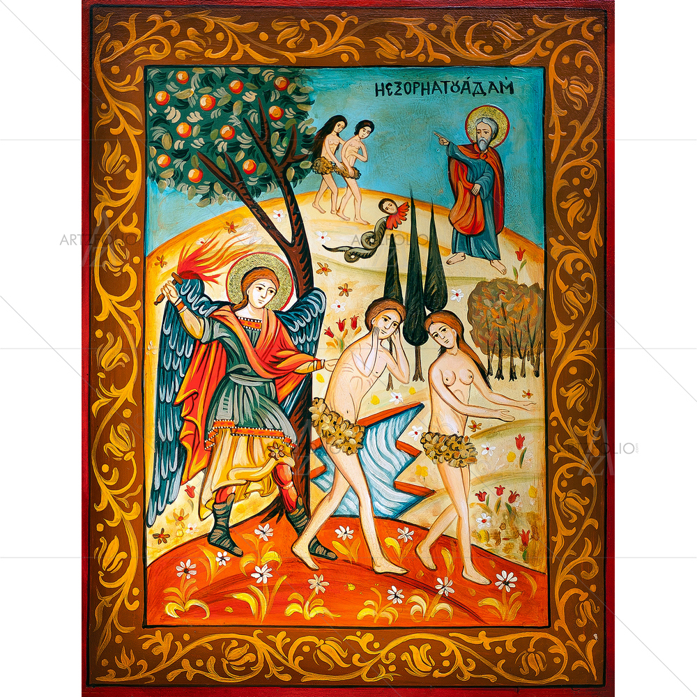 Hand-Painted Orthodox Icon D2 — Icons custom art by ArtzFolio