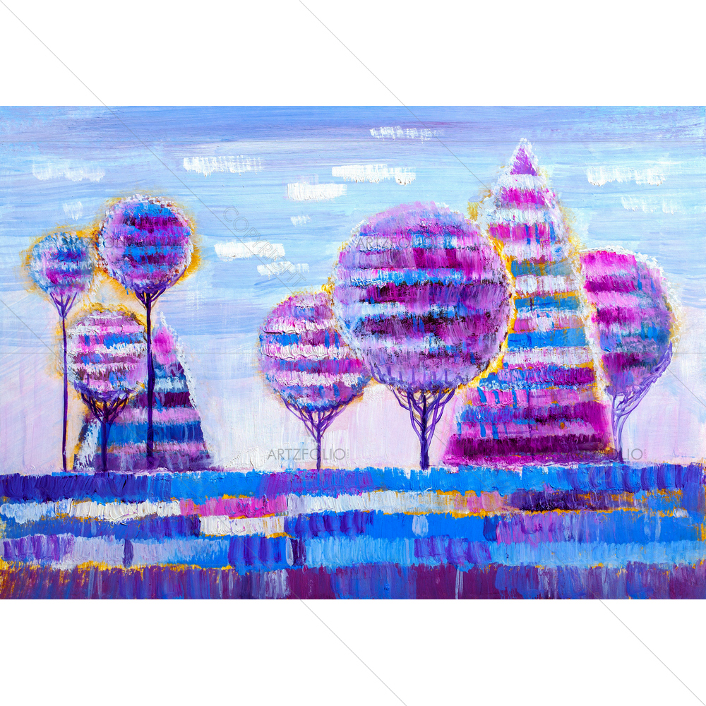 Impressionist Landscape D13 — Devotional custom art by ArtzFolio